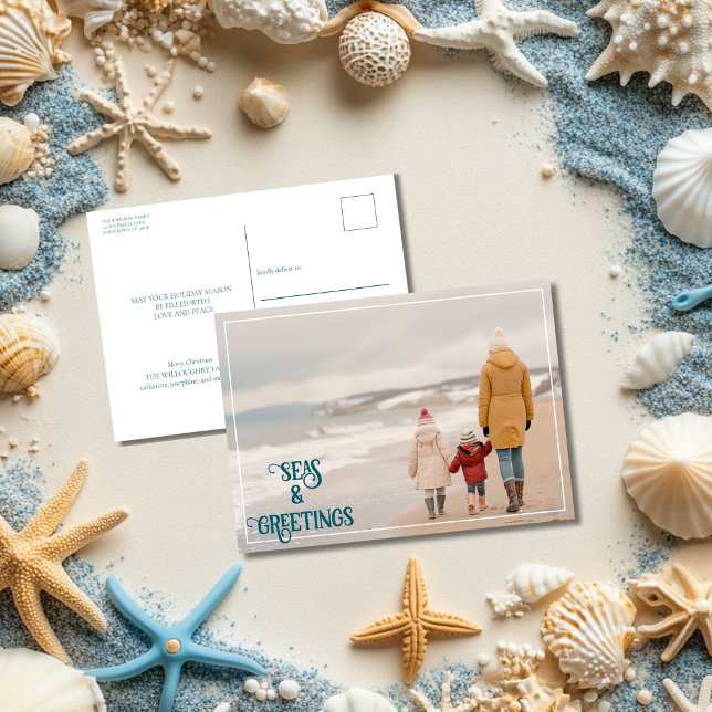Seas & Greetings  Holiday Postcard (Creator Uploaded)