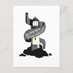 Seas may churn, but hope's light guides holiday postcard