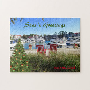 Seas n Greetings Hilton Head Island Harbour Town  Jigsaw Puzzle