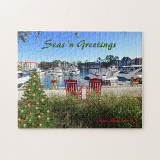Seas n Greetings Hilton Head Island Harbour Town Jigsaw Puzzle