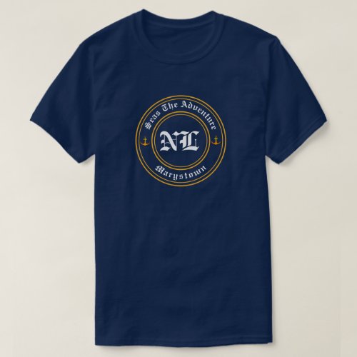 Seas The Adventure Newfoundland Any Town or Bay T_Shirt
