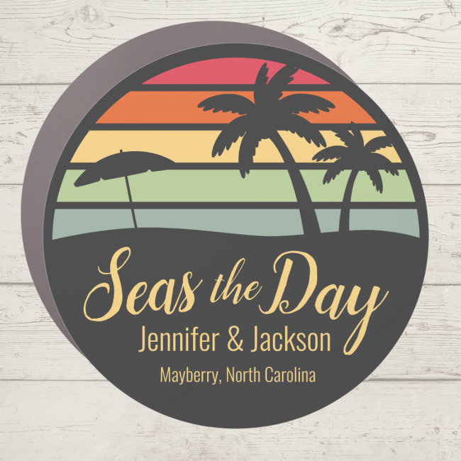 Seas the Day Cruise Door Marker Car Magnet