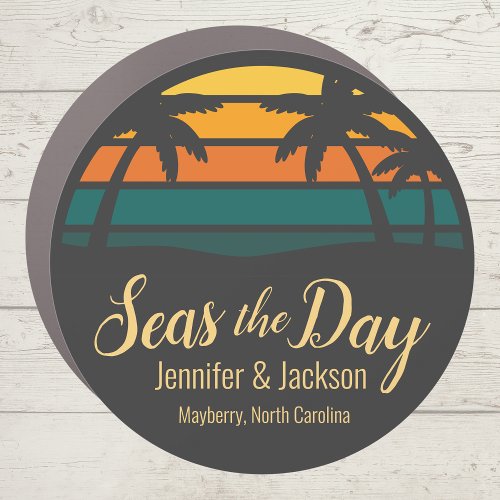 Seas the Day Cruise Door Marker Car Magnet