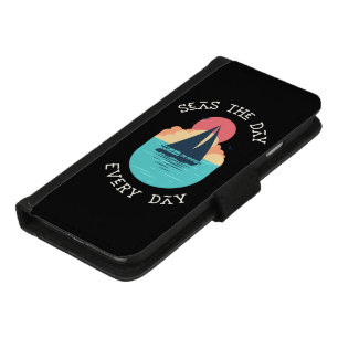 Seas the Day Everyday / Beach Life iPhone 8/7 Wallet Case