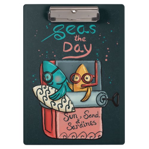Seas the Day Ocean-Inspired Clipboard