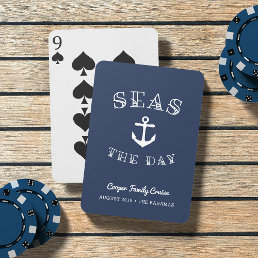 Seas the Day | Personalized Family Vacation Playing Cards