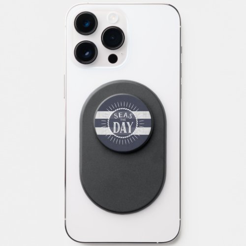 SEAS the Day Play on Words Nautical Theme PopSocket