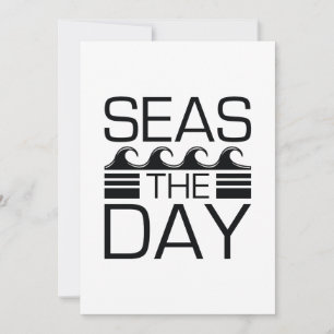 Seas The Day Thank You Card