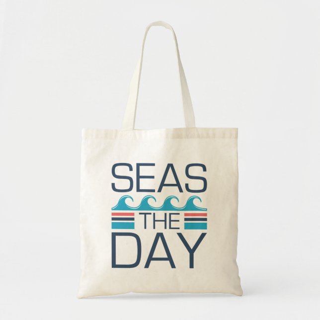 Seas The Day Tote Bag (Front)