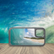 Seas The Wave Saying OtterBox iPhone Case
