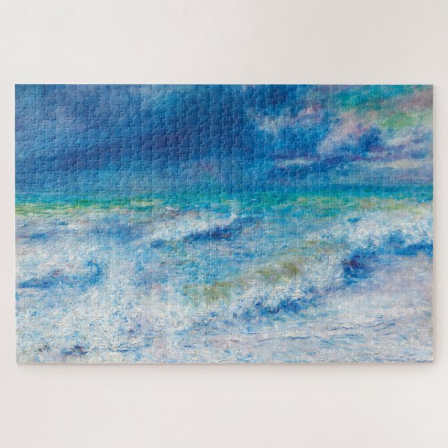 Seascape (1897) by Pierre-Auguste Renoir Jigsaw Puzzle (Horizontal)