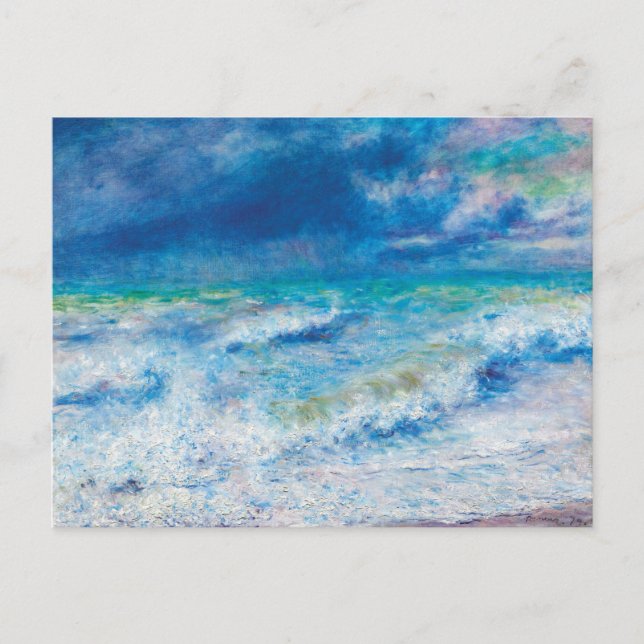 Seascape (1897) by Pierre-Auguste Renoir Postcard (Front)
