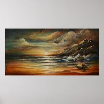 Seascape 3 Poster by Slickster1210 at Zazzle