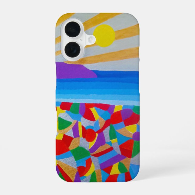 Seascape Acrylic Fine Art Iphone Case (Back)