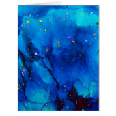 Seascape Alcohol Ink Abstract (Front)