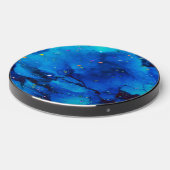 Seascape Alcohol Ink Abstract Wireless Charger (Front 2)