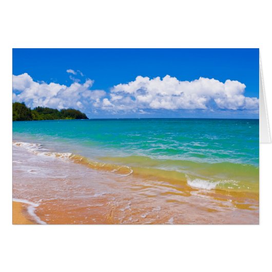 Seascape Along Hanalei Bay Cards (Front Horizontal)