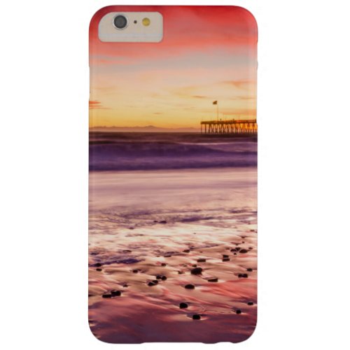 Seascape and pier at sunset CA Barely There iPhone 6 Plus Case