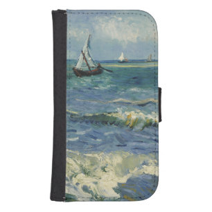 Seascape at Saintes-Maries by Vincent van Gogh Galaxy S4 Wallet Case