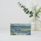 Seascape at Saintes-Maries (F415)Van Gogh Fine Art Business Card (Standing Front)