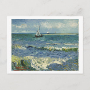 Seascape at Saintes-Maries (F415)Van Gogh Fine Art Postcard