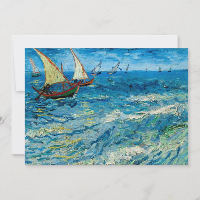 Seascape at Saintes-Maries | Vincent van Gogh (Front)