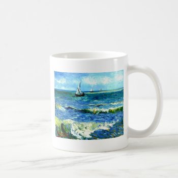Seascape At Saintes-maries  Vincent Van Gogh Coffee Mug by ZazzleArt2015 at Zazzle