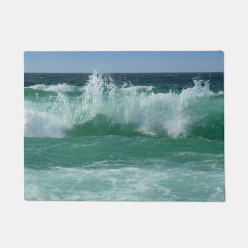 Seascape Beach Seaside Sea Waves Modern Template Doormat