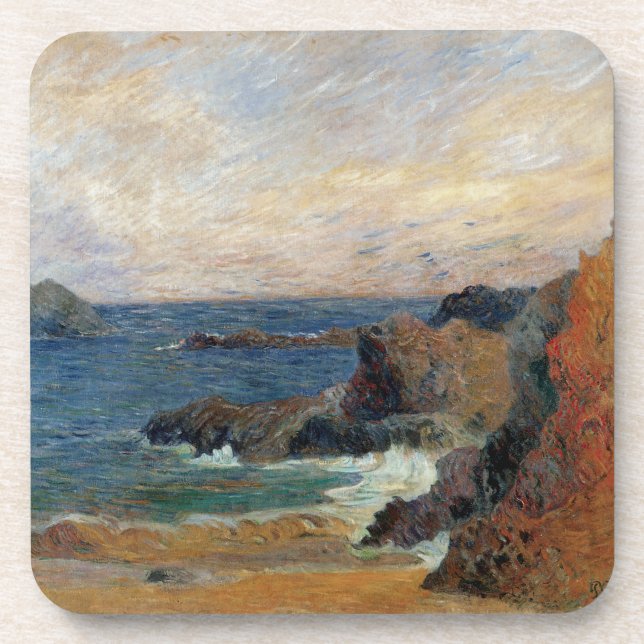 Seascape Beverage Coaster (Front)