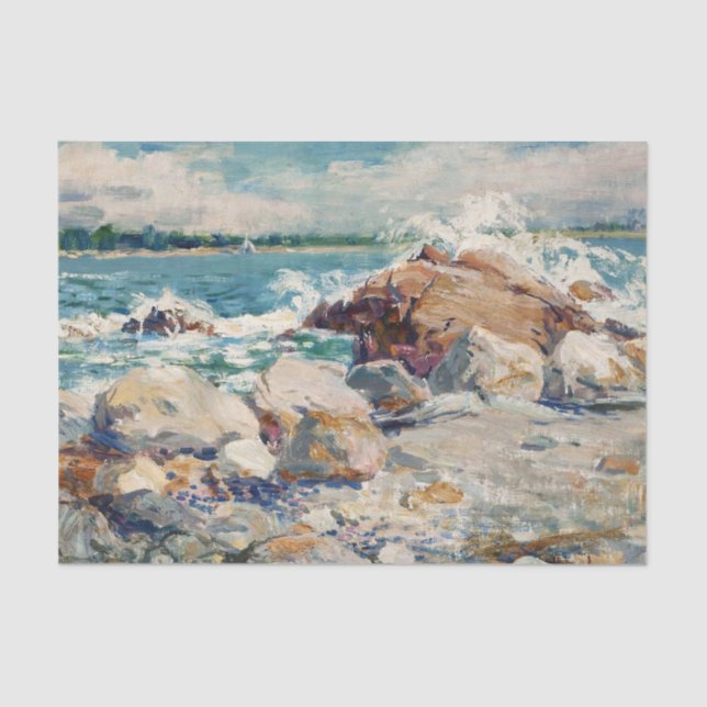 Seascape by Matilda Browne Tissue Paper (Front)
