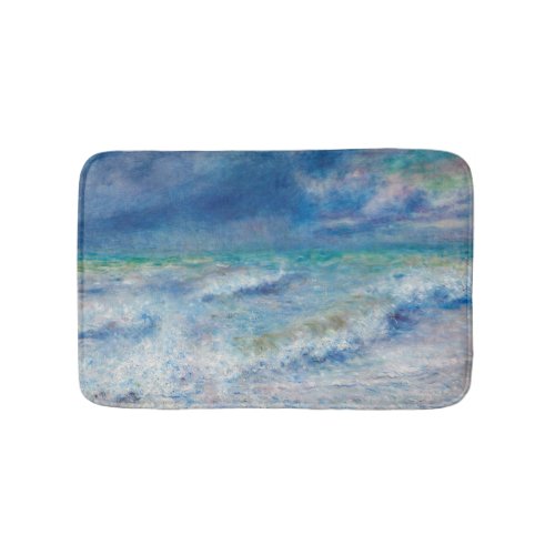 Seascape by Pierre_Auguste Renoir Fine Art Bath Mat