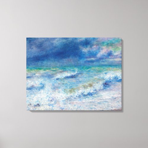 Seascape by Pierre_Auguste Renoir Fine Art Canvas Print