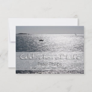 Seascape  Celebration of Life Funeral Announcement