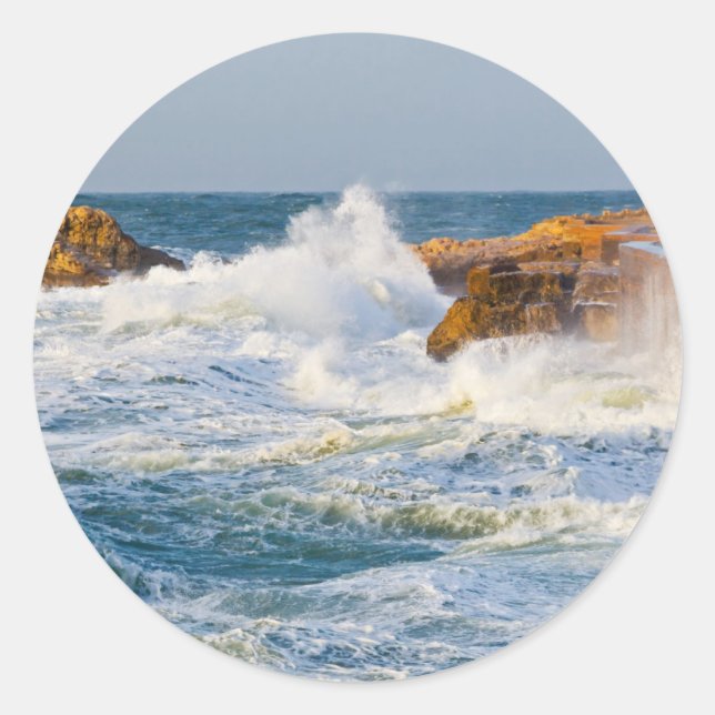 Seascape Classic Round Sticker (Front)