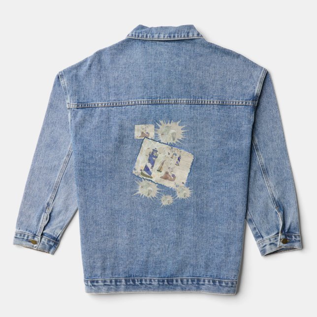 Seascape Denim Jacket (Back)