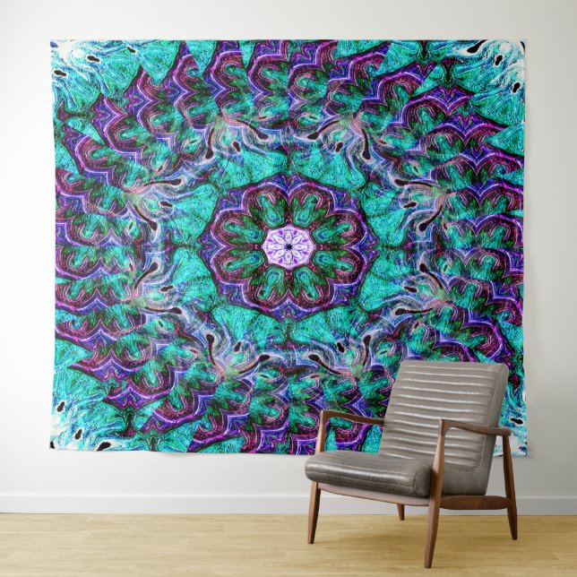 Seascape Flower...... Tapestry (In Situ (Horizontal))