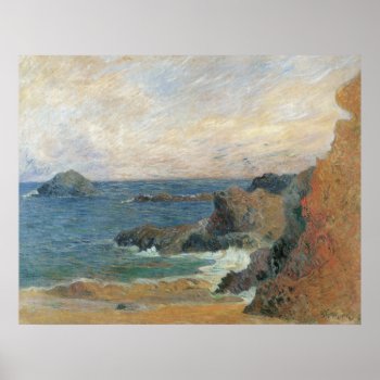 Seascape - Gauguin 1886 Poster by fotoshoppe at Zazzle