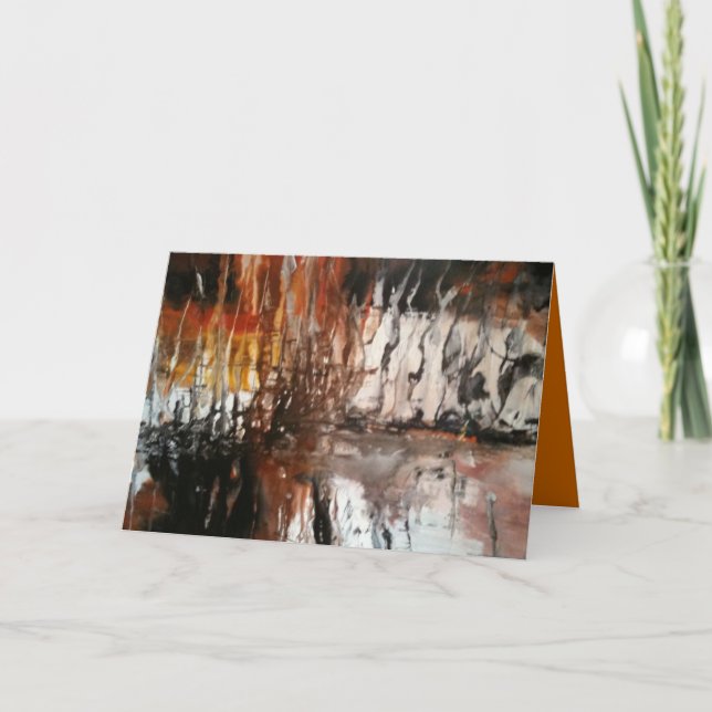 Seascape Greeting Card - The Finish (Front)