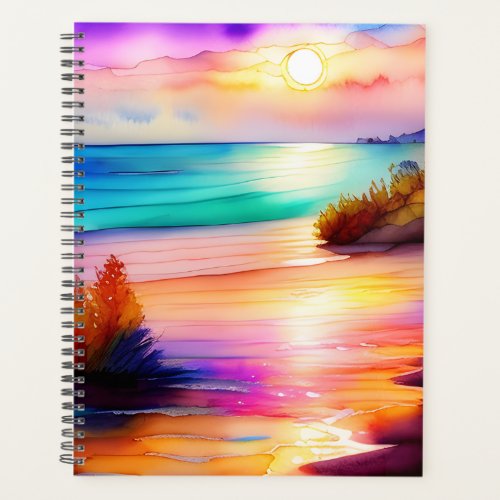 Seascape Hard Cover 12 Month Planner