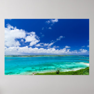 Seascape in Miyako Island Poster