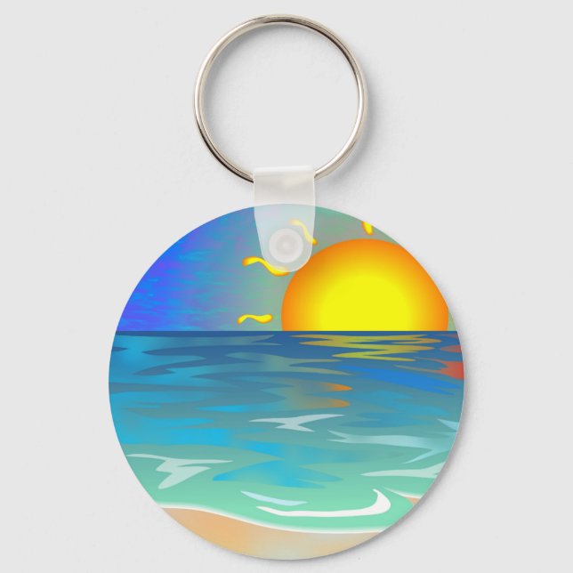 Seascape Keychain (Front)