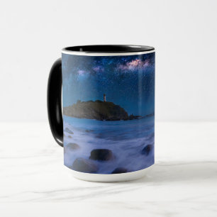 Seascape Lighthouse Milky Way Lanta Island Krabi Mug