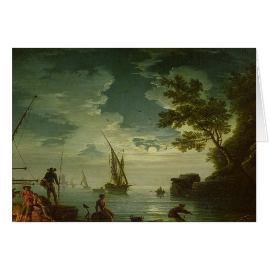 Seascape, Moonlight, 1772 Cards (Front Horizontal)