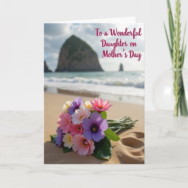 Seascape Mothers Day Wish Card (Front)