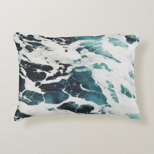 SEASCAPE OF THE OCEAN FOAM ACCENT PILLOW