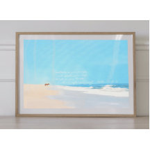 Seascape Painting Psalm 119 15 16 Bible Verse