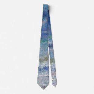 Seascape - Pierre-Auguste Renoir Neck Tie