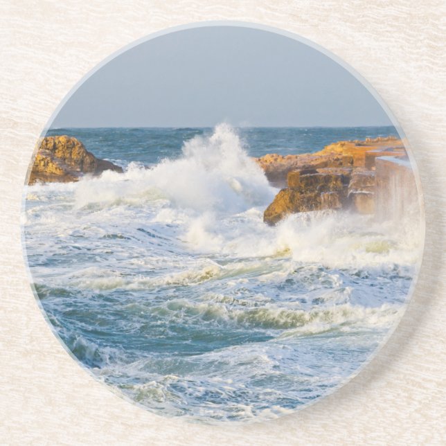 Seascape Sandstone Coaster (Front)