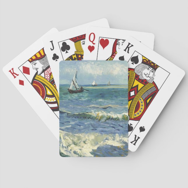 Seascape | Vincent van Gogh Poker Cards (Back)