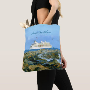 Cruise Ship Nautical Personalized Tote Bag – Brant Point Prep